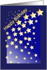 Astronomy Happy Birthday card