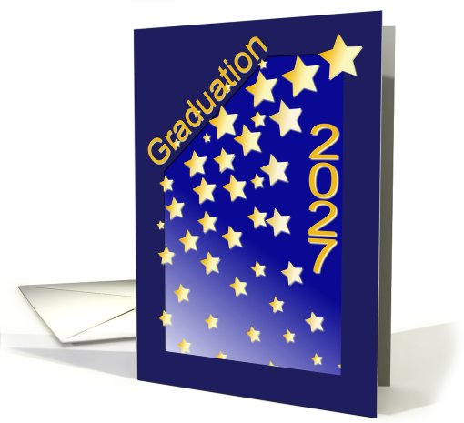 Graduation Stars, 2027 card (419105)
