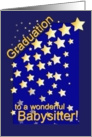 Graduation Stars, Babysitter card