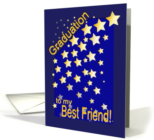 Graduation Stars, Best Friend card (419114)
