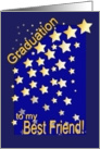 Graduation Stars, Best Friend card