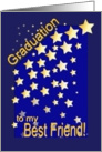 Graduation Stars, Best Friend card