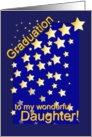 Graduation Stars, Daughter, from Father card