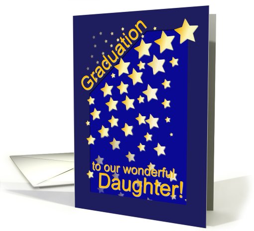 Graduation Stars, Daughter, from Parents card (419165)