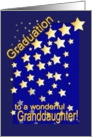 Graduation Stars, Granddaughter card