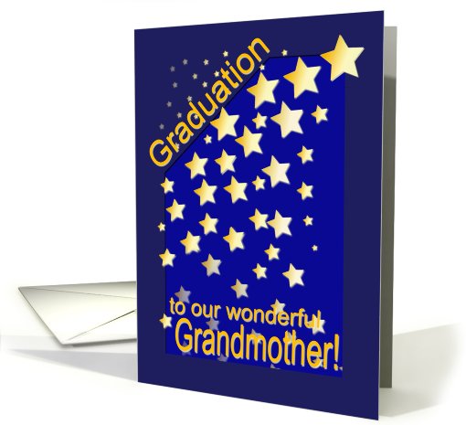 Graduation Stars, Grandmother, from Grandchildren card (419453)