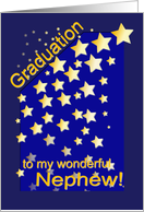 Graduation Stars, Nephew card