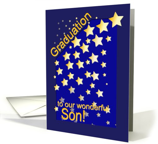Graduation Stars, Son, from Parents card (419539)
