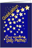 Graduation Stars, Step Father, from Step Children card