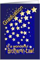 Graduation Stars, Brother-in-Law card