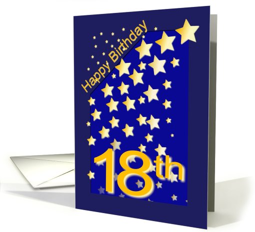 Happy Birthday Stars, 18 card (419666)