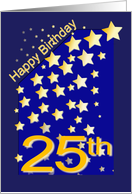 Happy Birthday Stars, 25 card