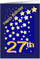 Happy Birthday Stars, 27 card