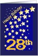 Happy Birthday Stars, 28 card