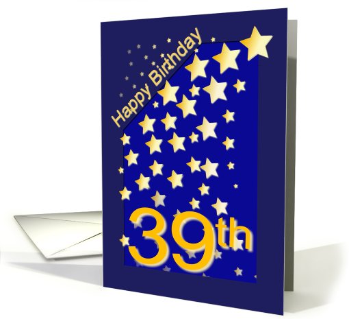 Happy Birthday Stars, 39 card (419746)