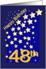 Happy Birthday Stars, 48 card