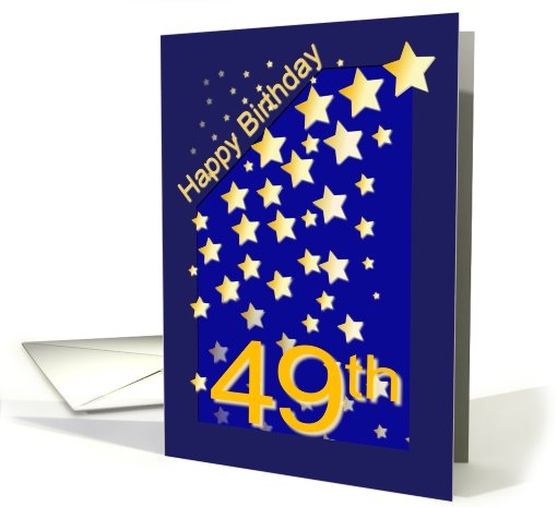 Happy Birthday Stars, 49 card (419872)