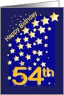 Happy Birthday Stars, 54 card