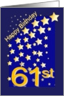 Happy Birthday Stars, 61 card