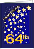 Happy Birthday Stars, 64 card