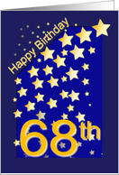 Happy Birthday Stars, 68 card