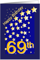 Happy Birthday Stars, 69 card