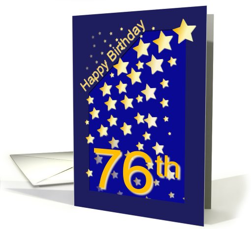 Happy Birthday Stars, 76 card (420254)