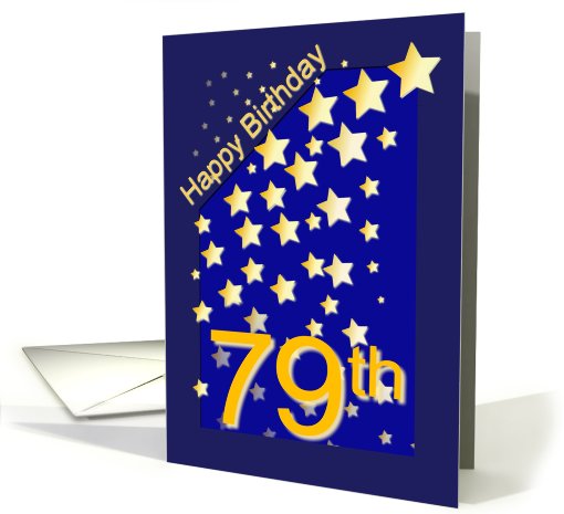 Happy Birthday Stars, 79 card (420261)