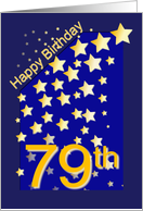 Happy Birthday Stars, 79 card