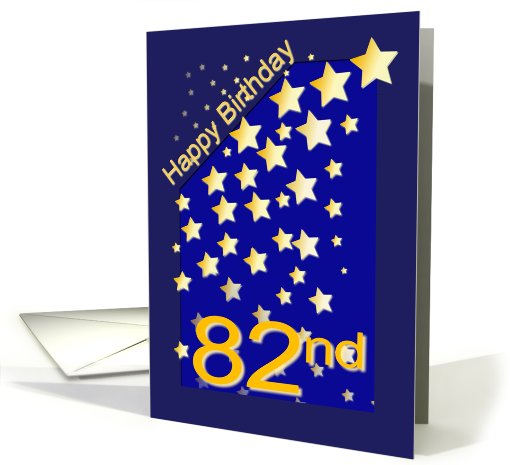 Happy Birthday Stars, 82 card (420342)