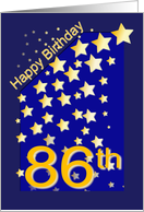 Happy Birthday Stars, 86 card