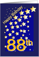 Happy Birthday Stars, 88 card