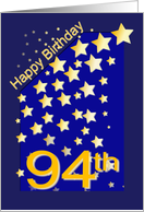 Happy Birthday Stars, 94 card