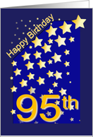 Happy Birthday Stars, 95 card