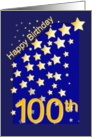 Happy Birthday Stars, 100 card