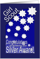 Girl Scout Silver Award card