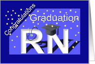 Graduation RN Degree card