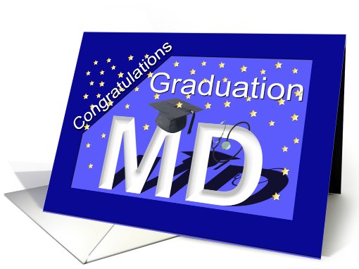 Graduation MD Degree card (423365)