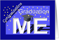 Graduation ME Degree card