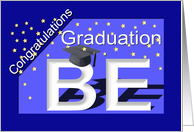 Graduation BE Degree card