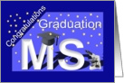 Graduation MS Degree card