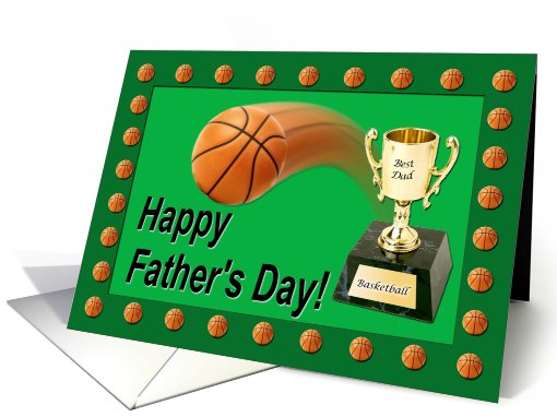 Basketball Father's Day card (426584)