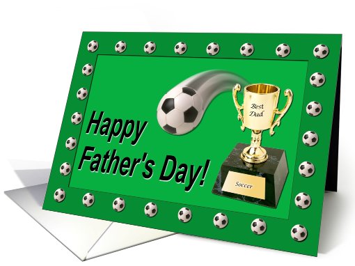 Soccer Father's Day card (426605)