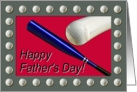Softball Father’s Day card