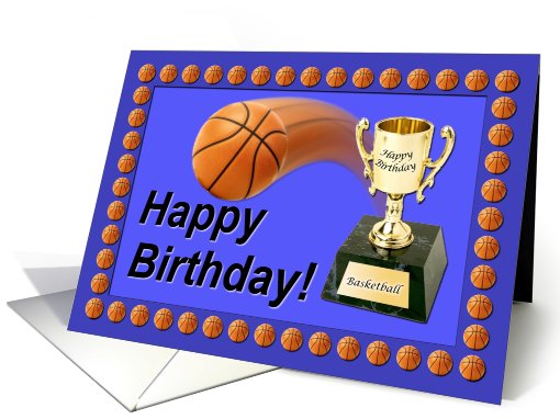 Basketball Birthday card (426761)