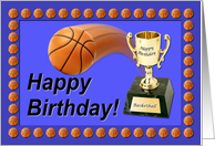 Basketball Birthday card