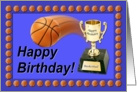 Basketball Birthday card