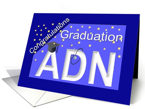 Graduation ADN Degree card (426892)