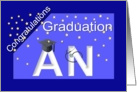 Graduation AN Degree card