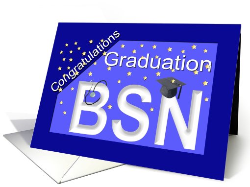 Graduation BSN Degree card (426927)
